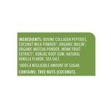 Primal Kitchen latte de matcha servido en taza, sabor cremoso