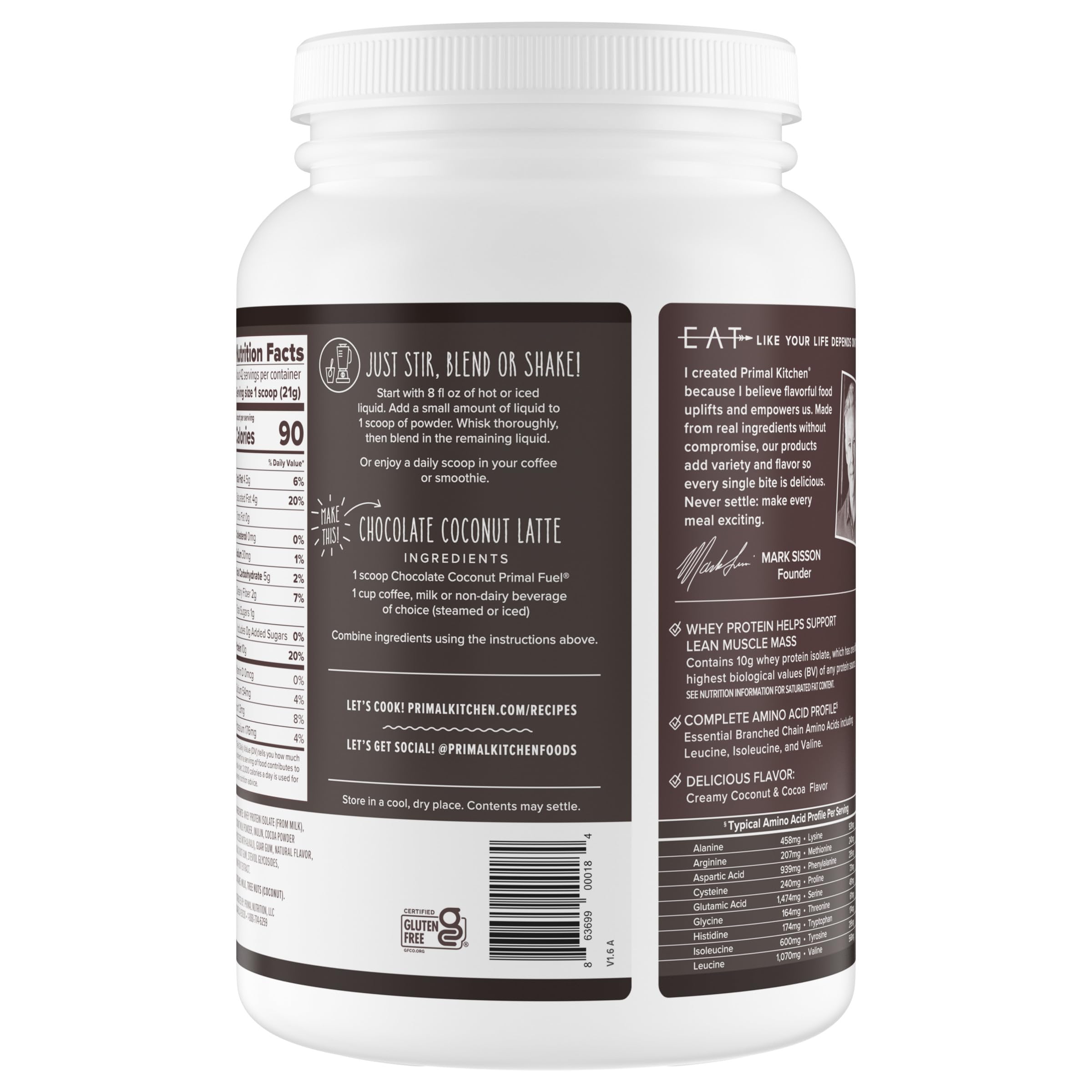 Primal Kitchen cuchara con porción exacta para controlar ingesta proteica