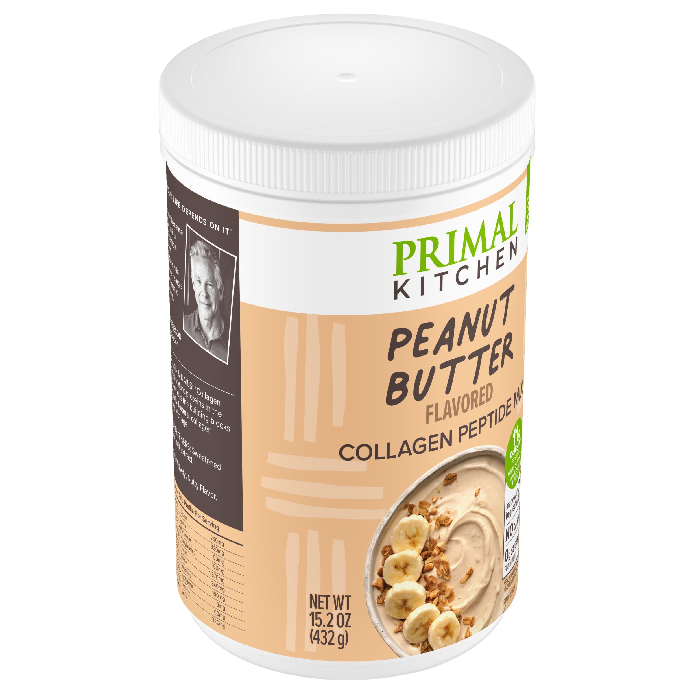 Primal Kitchen porción junto a taza medidora para control de raciones y conveniencia
