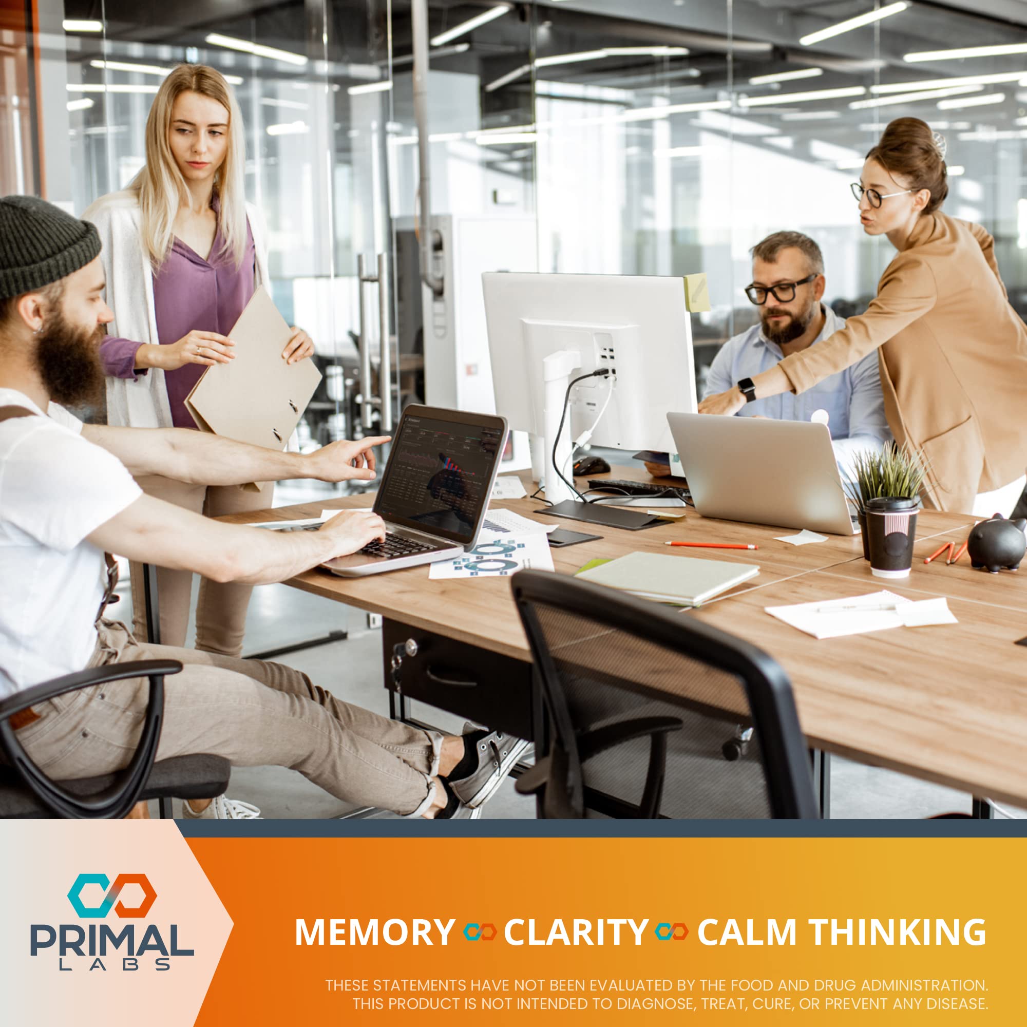 Primal Labs Primal Health CogniForce etiqueta nutricional clara para información