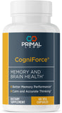 Primal Labs Primal Health CogniForce botella frontal mostrando diseño y claridad