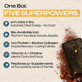 Primal Power etiqueta que destaca sin azúcares añadidos ni aceites de semillas