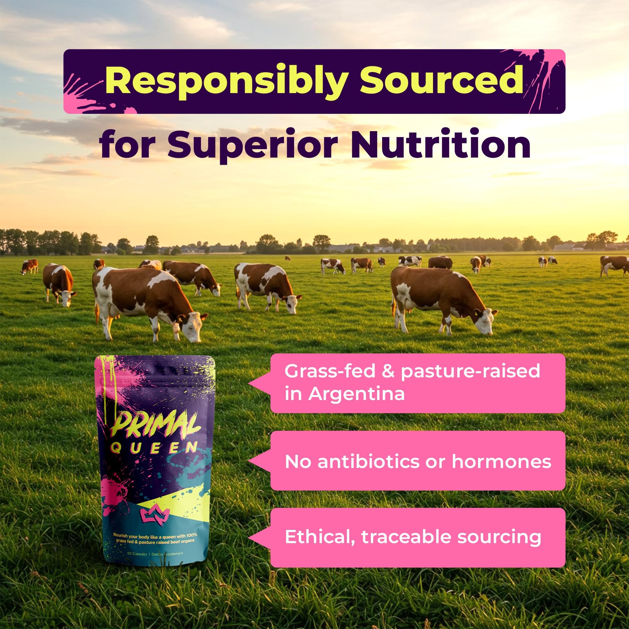 Primal Queen bolsa resellable abierta que mantiene frescura del producto