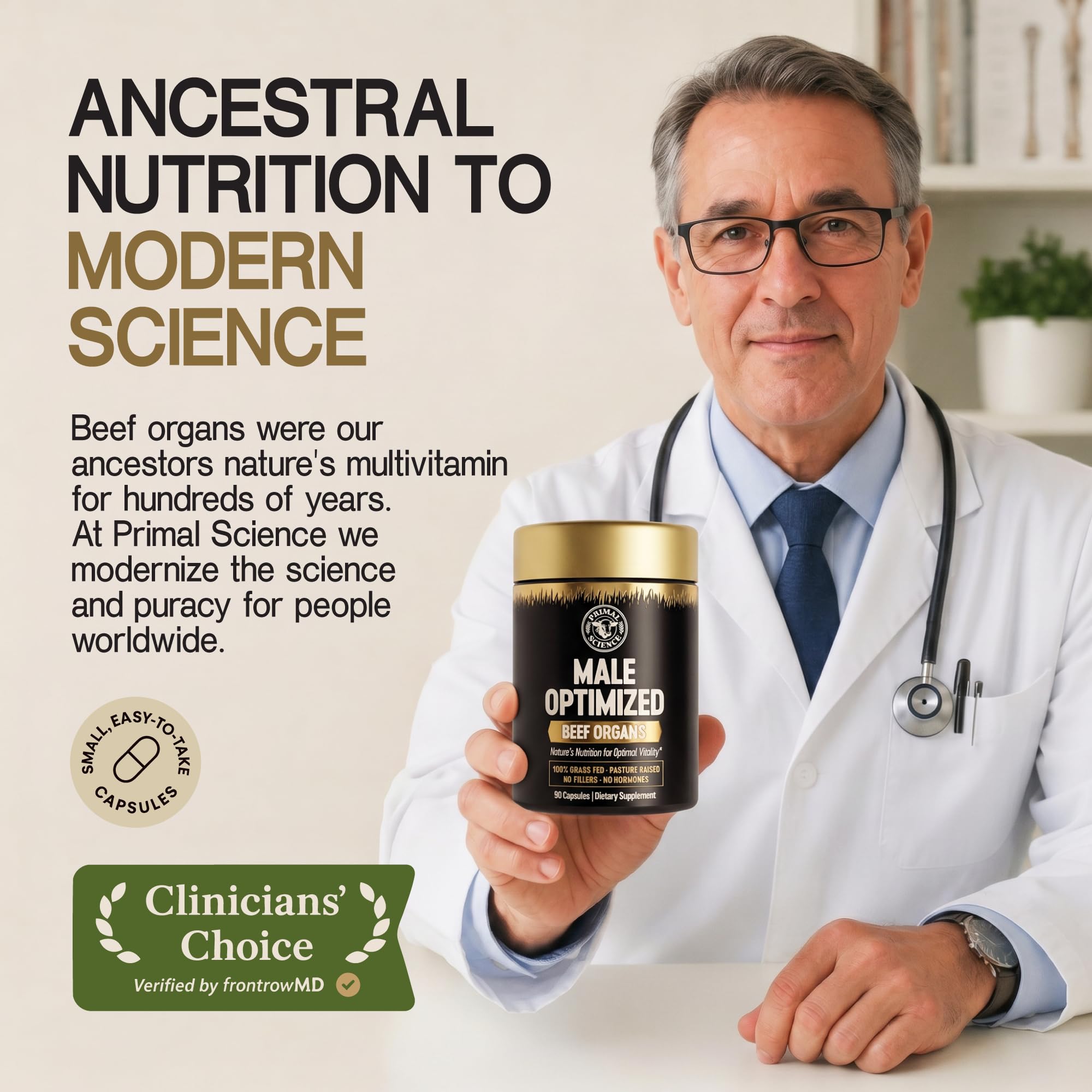 Primal Science certificado GMP visible, garantía de fabricación segura