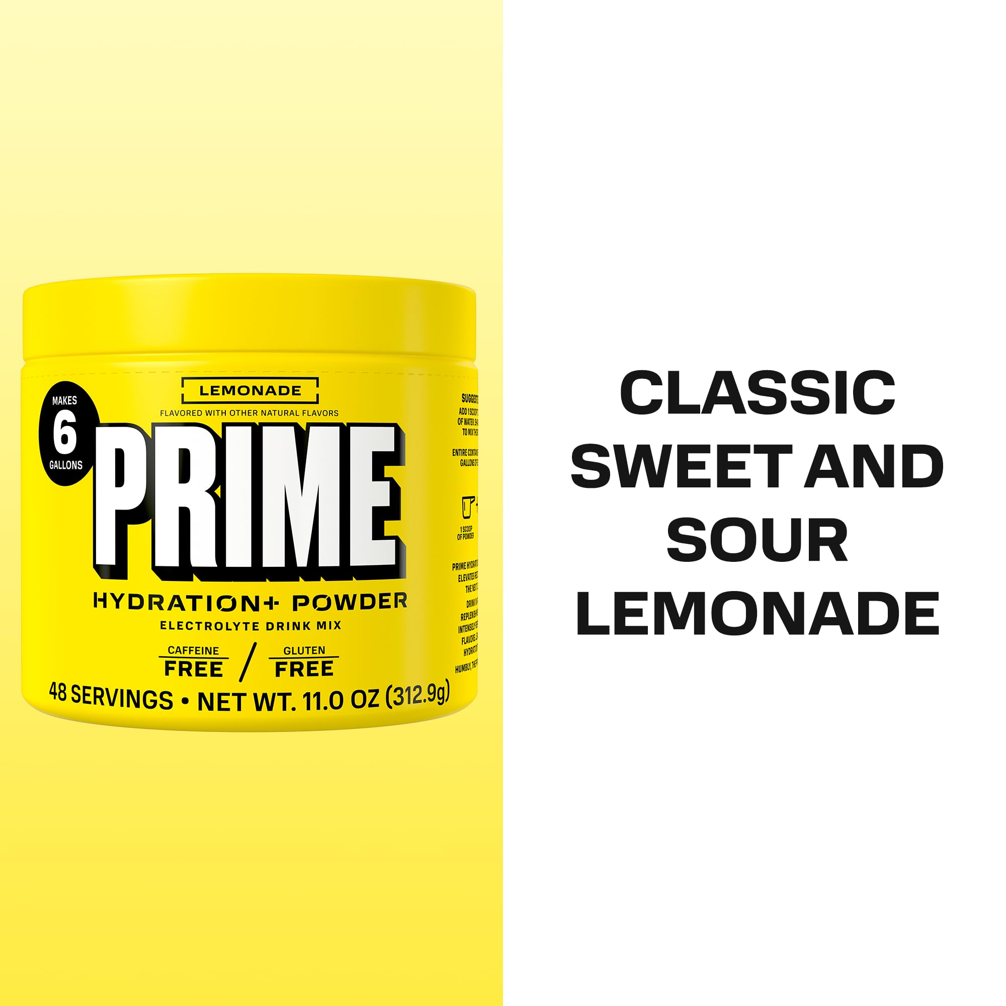 PRIME HYDRATION bebida en vaso lista para beber refresca tras ejercicio