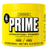 PRIME HYDRATION envase frontal muestra formato a granel y facilidad de servicio