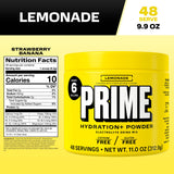 PRIME HYDRATION polvo textura cercana destaca mezcla rápida y disolución