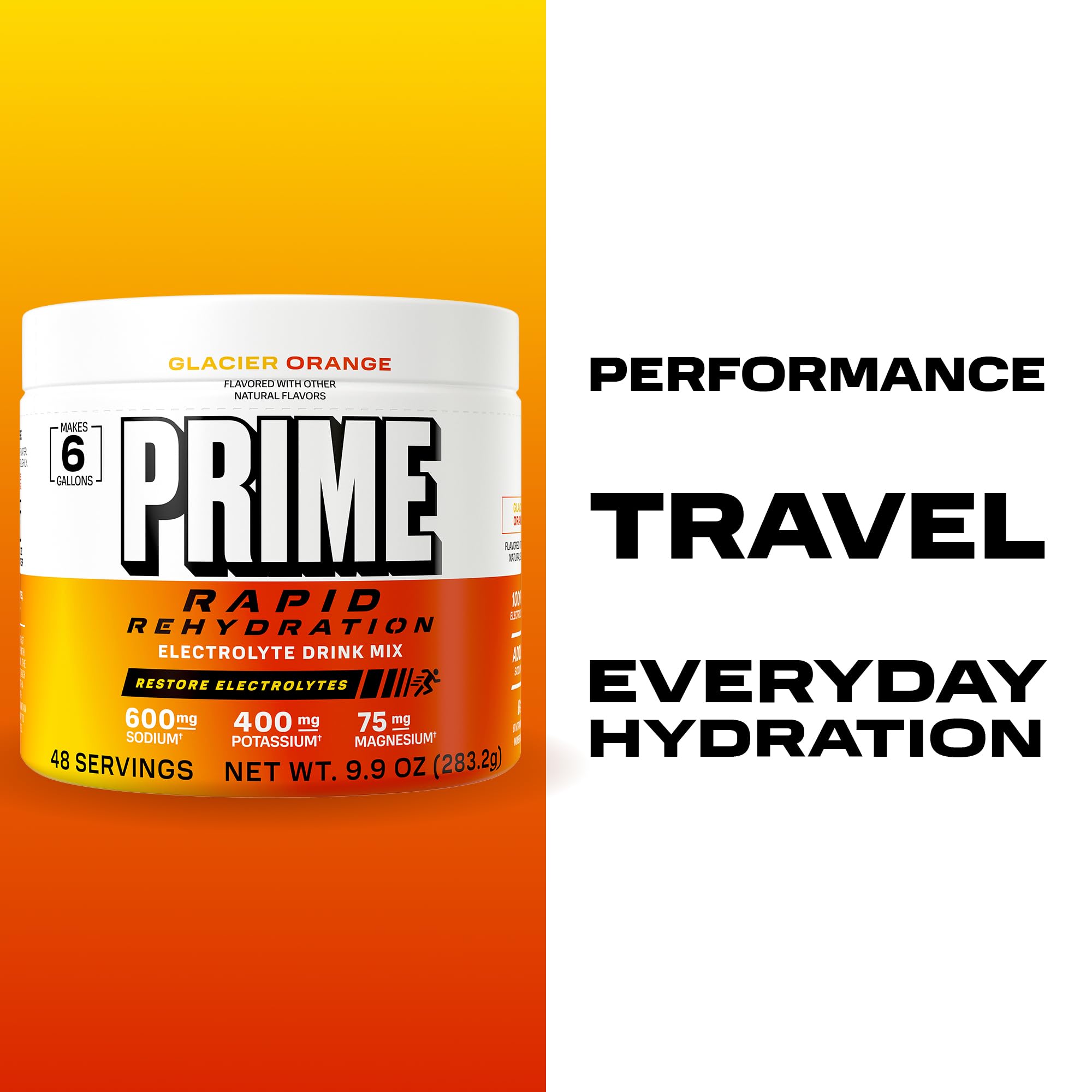 PRIME HYDRATION cucharada con porción lista que muestra facilidad de dosificación