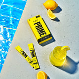 PRIME HYDRATION etiqueta nutricional del stick con electrolitos claros