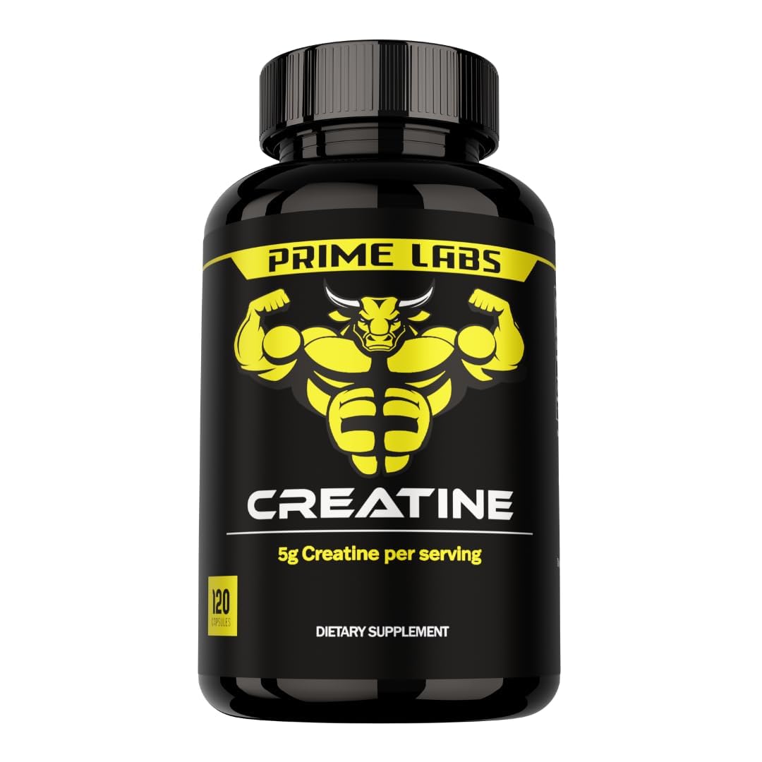 Prime Labs caja frontal del producto mostrando 120 cápsulas y dosis clara