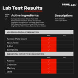Prime Labs bote abierto con cápsulas listo para uso diario