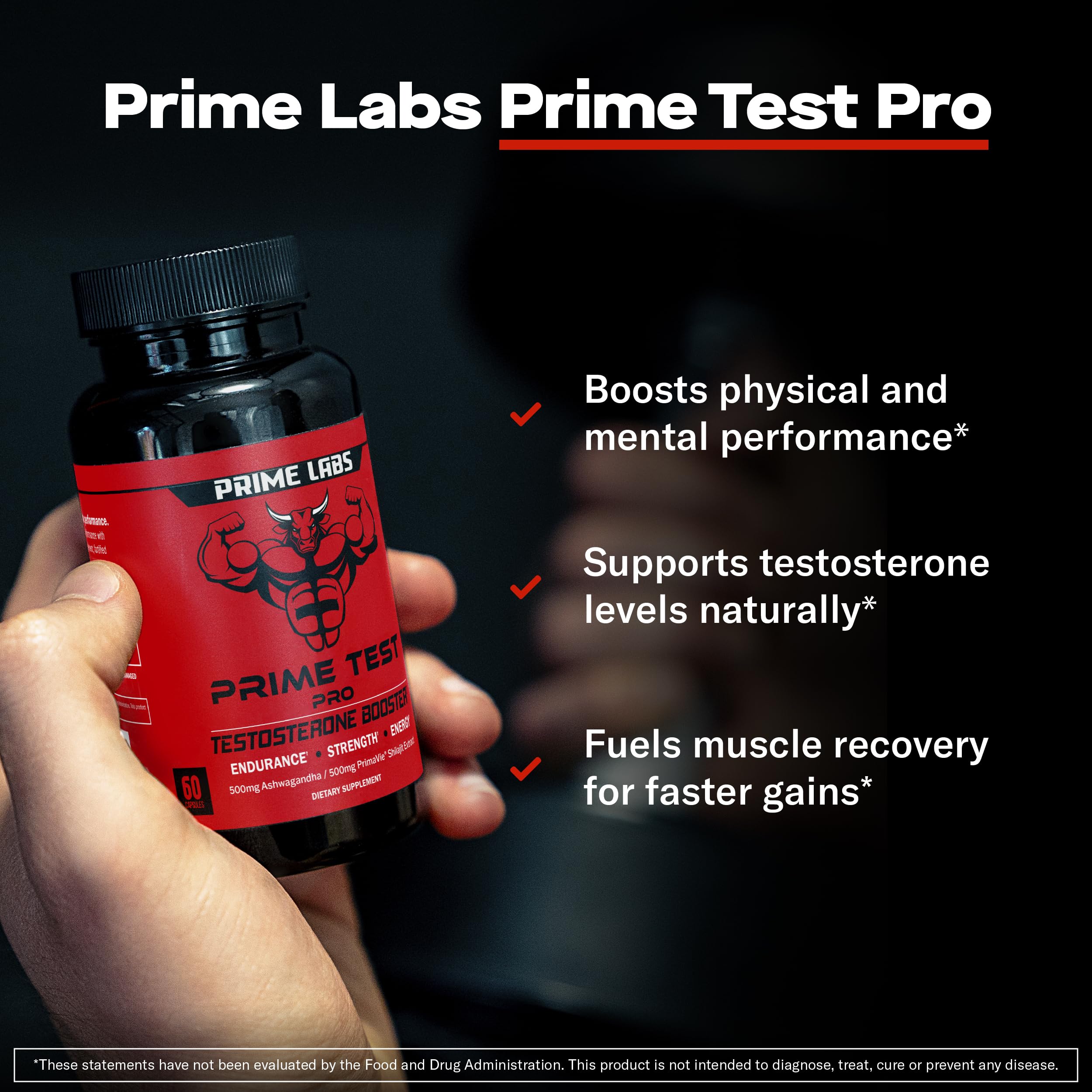 Prime Labs cápsulas en primer plano demostrando calidad y textura