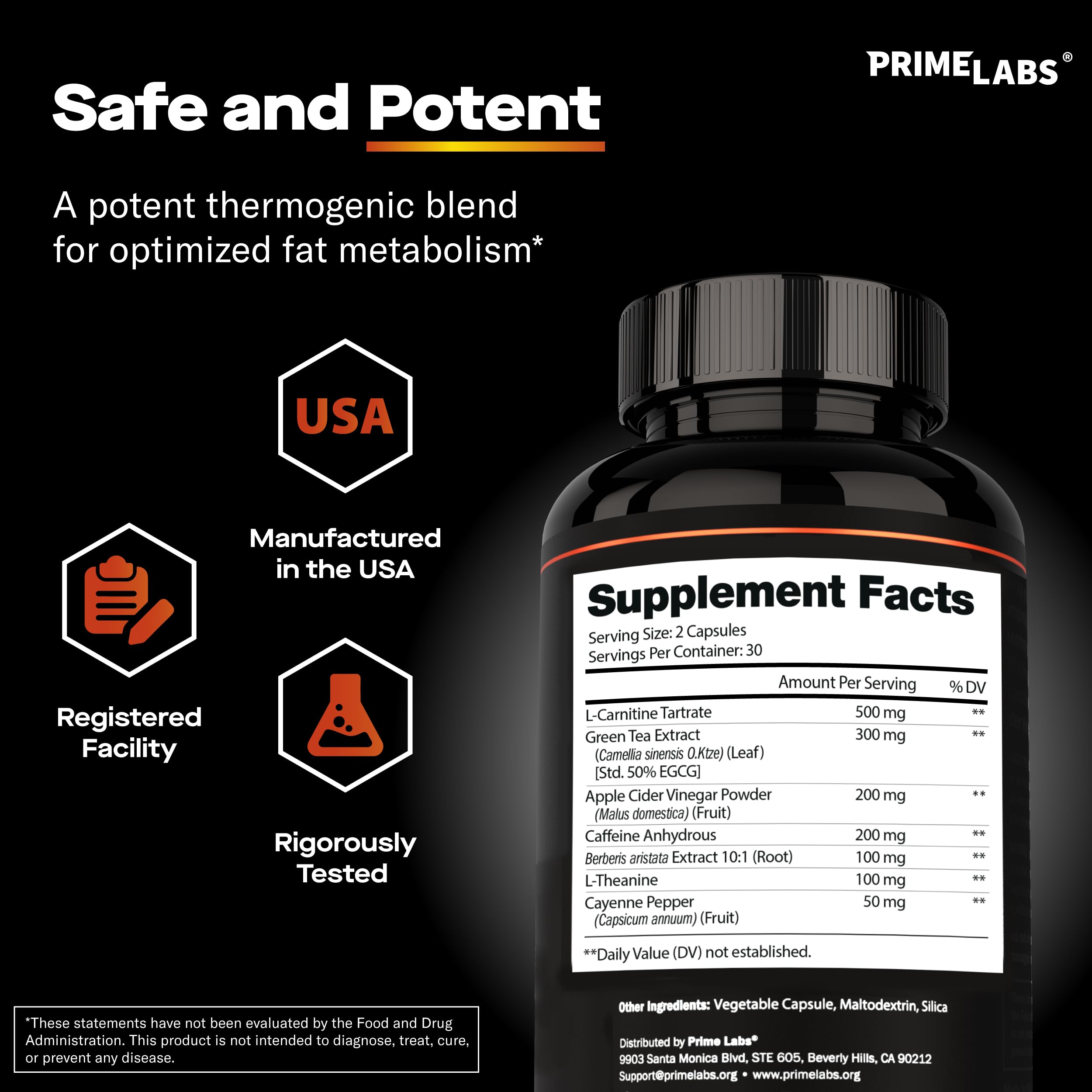 Prime Labs en gimnasio tomada antes del entrenamiento para energía