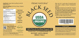 PRIME NATURAL etiqueta con sello USDA y origen Turquía que garantiza certificación