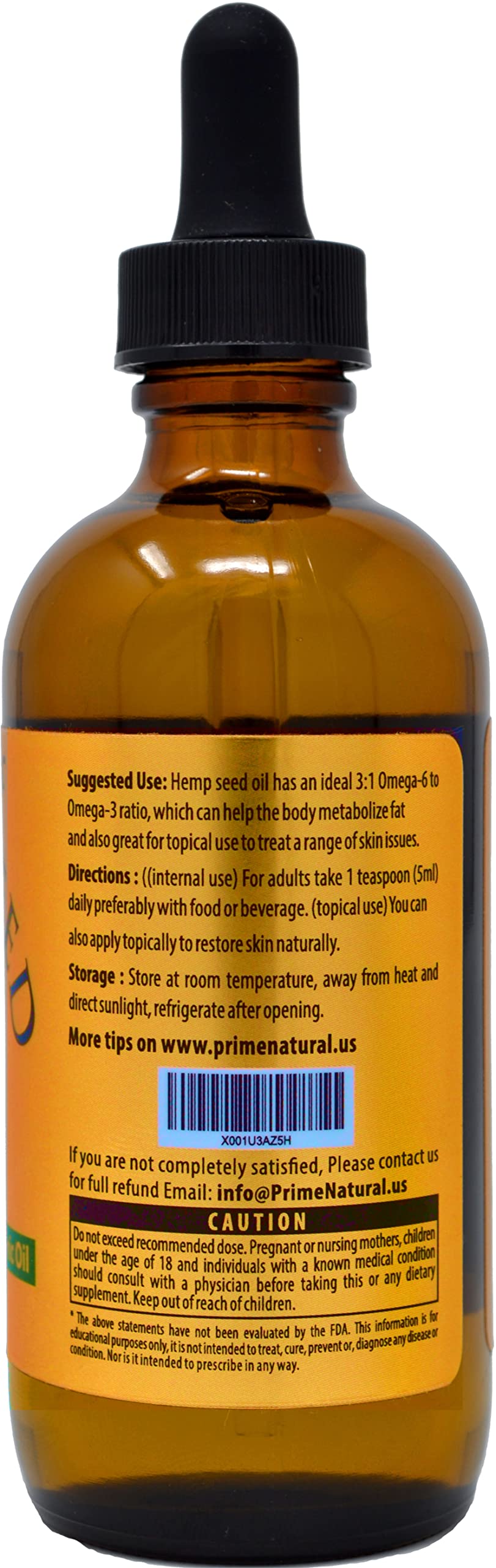 PRIME NATURAL gota de aceite en piel, textura ligera y nutritiva