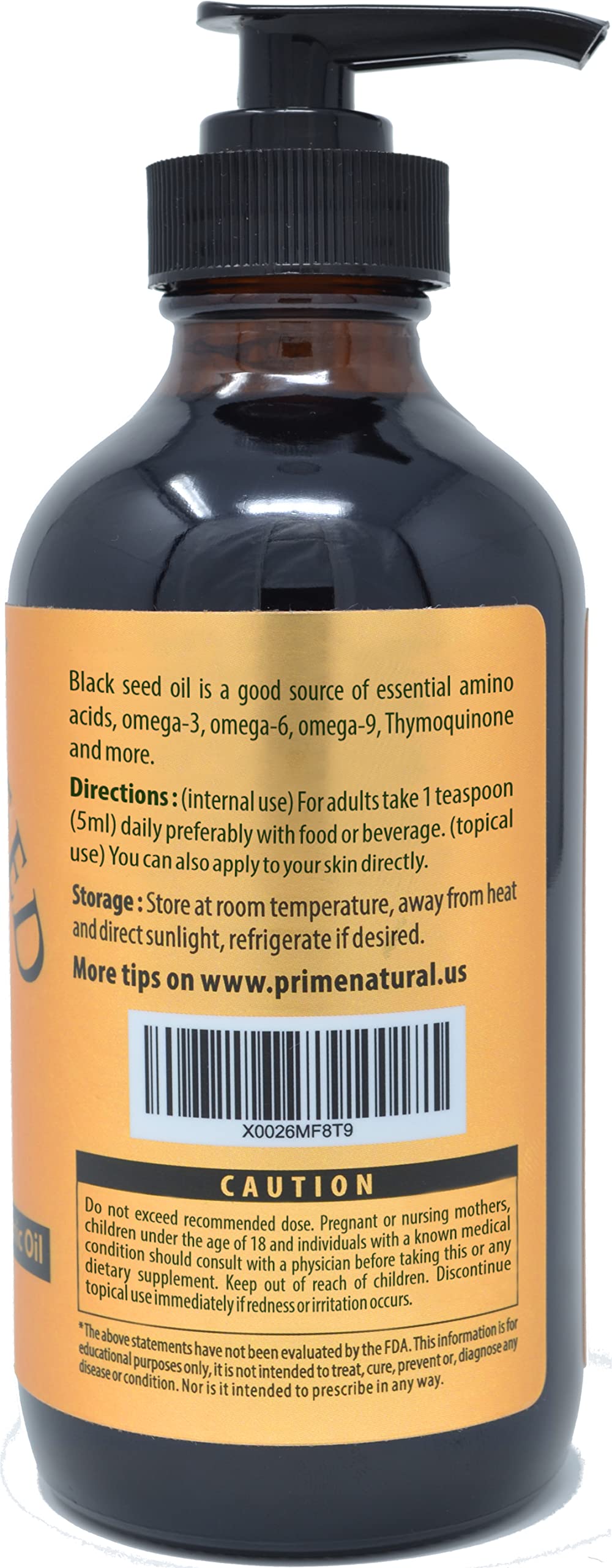 PRIME NATURAL cucharita con aceite líquido para dosificación precisa y facilidad