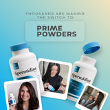 Prime Powders en escena lifestyle junto a elementos de bienestar diario