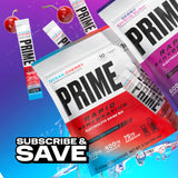 PRIME HYDRATION sticks en bolsa de gimnasio, hidratación on-the-go