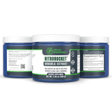 Primed Performance NitroRocket en botella junto a ropa de entrenamiento para rendimiento