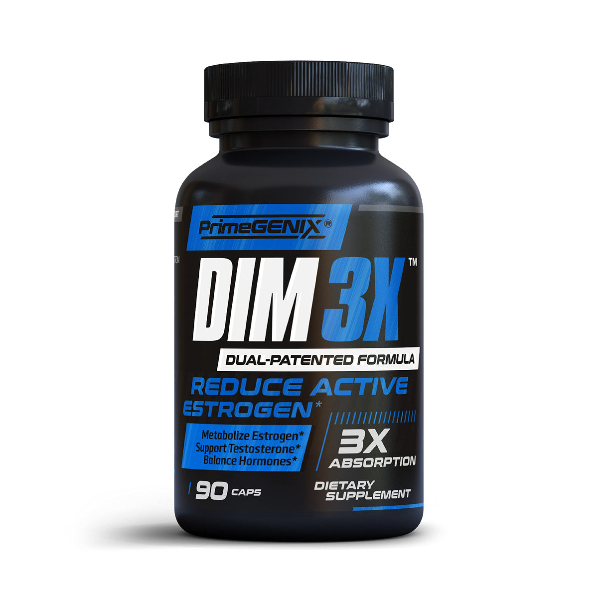 PrimeGENIX frasco frontal mostrando cápsulas y claridad de la marca
