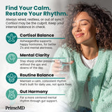 PrimeMD etiqueta acercada destacando ingredientes y composición clara