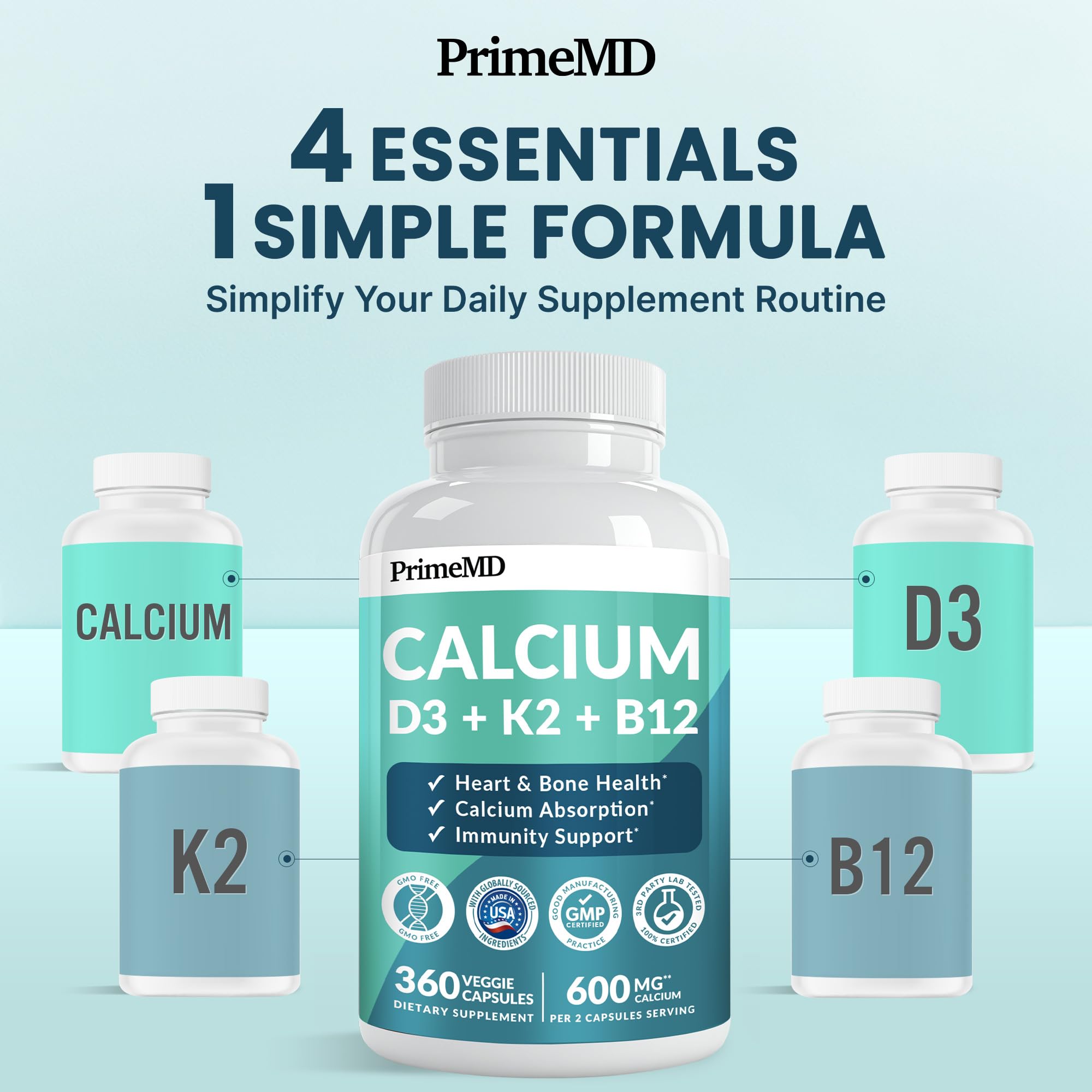 Detalle de etiqueta PrimeMD con información nutricional clara y legible