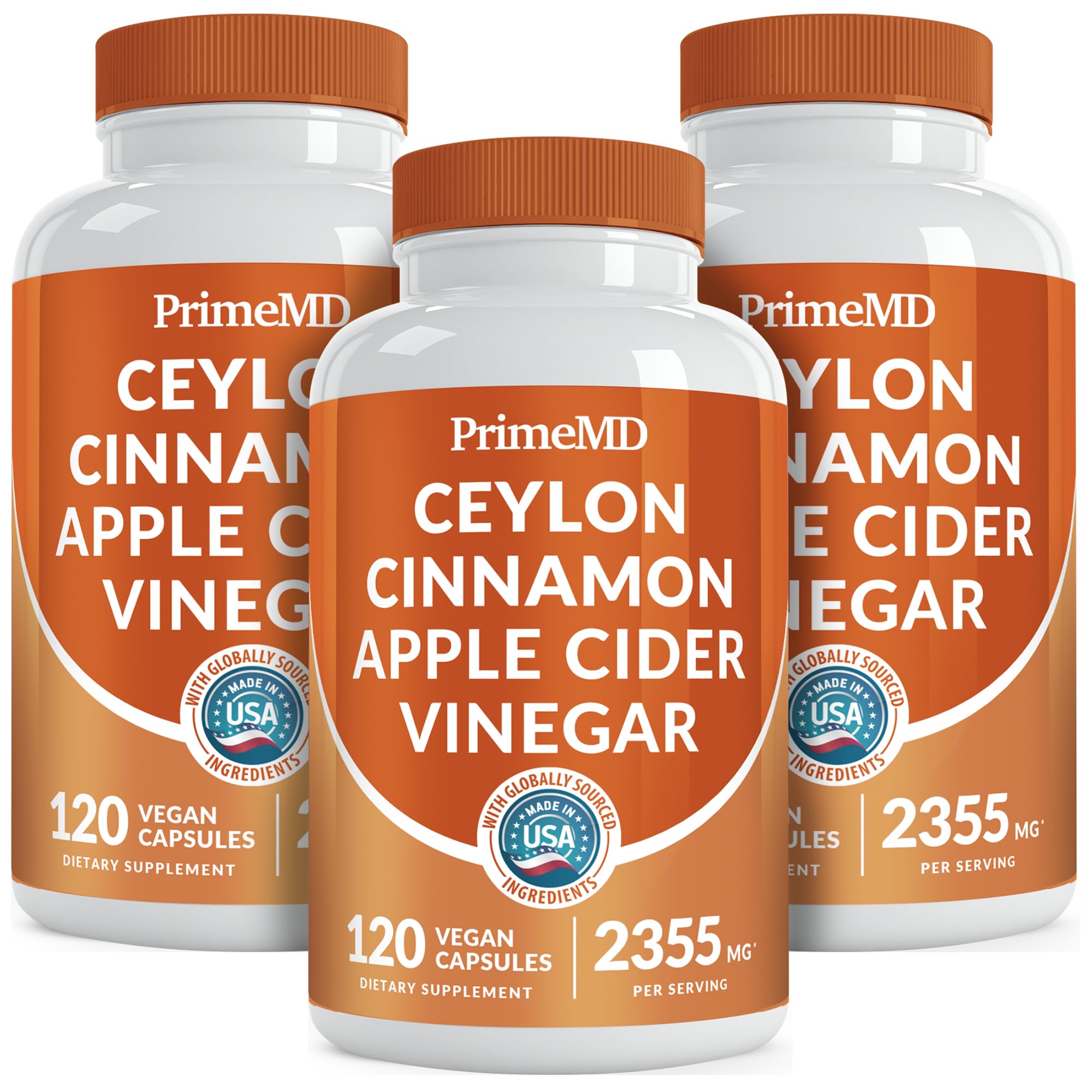 PrimeMD envase frontal con canela Ceylán, muestra conveniencia diaria
