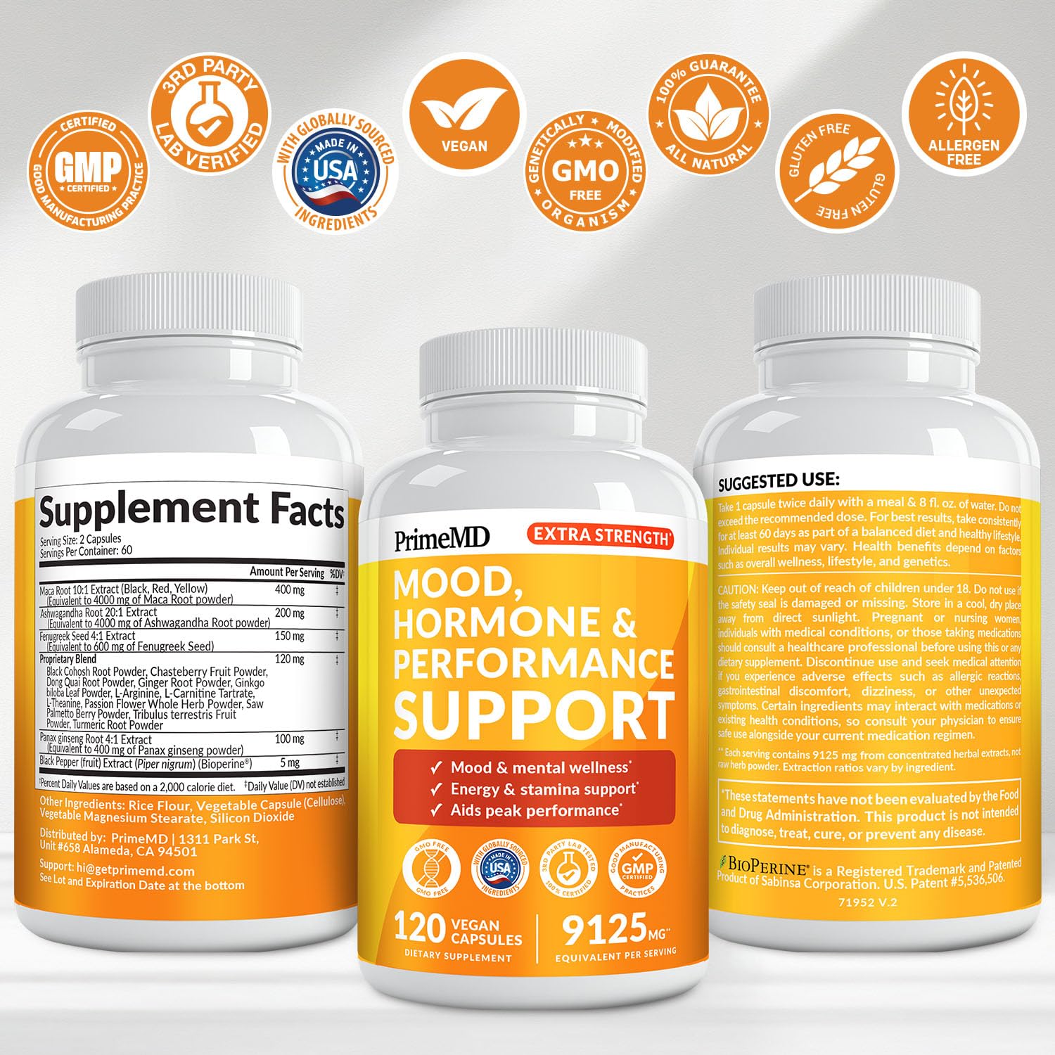 PrimeMD en ambiente lifestyle con ejercicio y dieta equilibrada