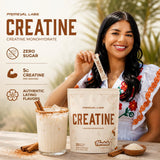Primeval Labs etiqueta con certificación NSF visible, calidad verificada