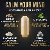 PrimeX Sleep and Recovery detalle del polvo de magnesio glicinato y pureza