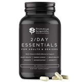 Primitive Scientific envase frontal mostrando el producto y beneficios naturales