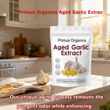 Primus Organics frasco en cocina, imagen de uso cotidiano y naturalidad