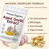Primus Organics textura del extracto envejecido que sugiere pureza