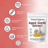 Primus Organics cápsula en mano junto a vaso para toma diaria sencilla