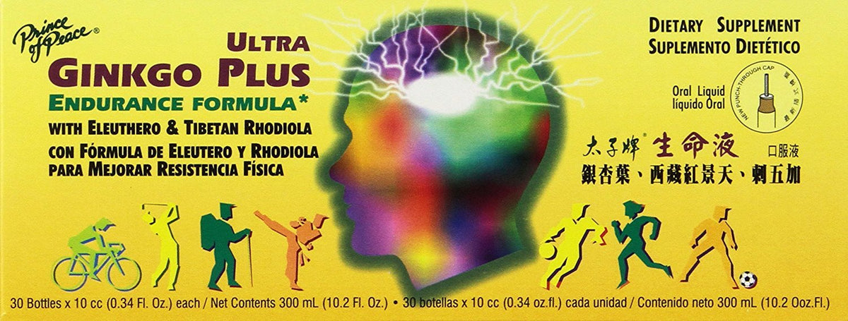 Prince Of Peace botella frontal con etiqueta visible y beneficio de conveniencia