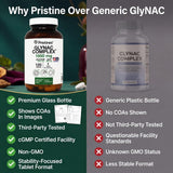 PRISTINE'S frasco de vidrio que preserva la calidad y evita plásticos