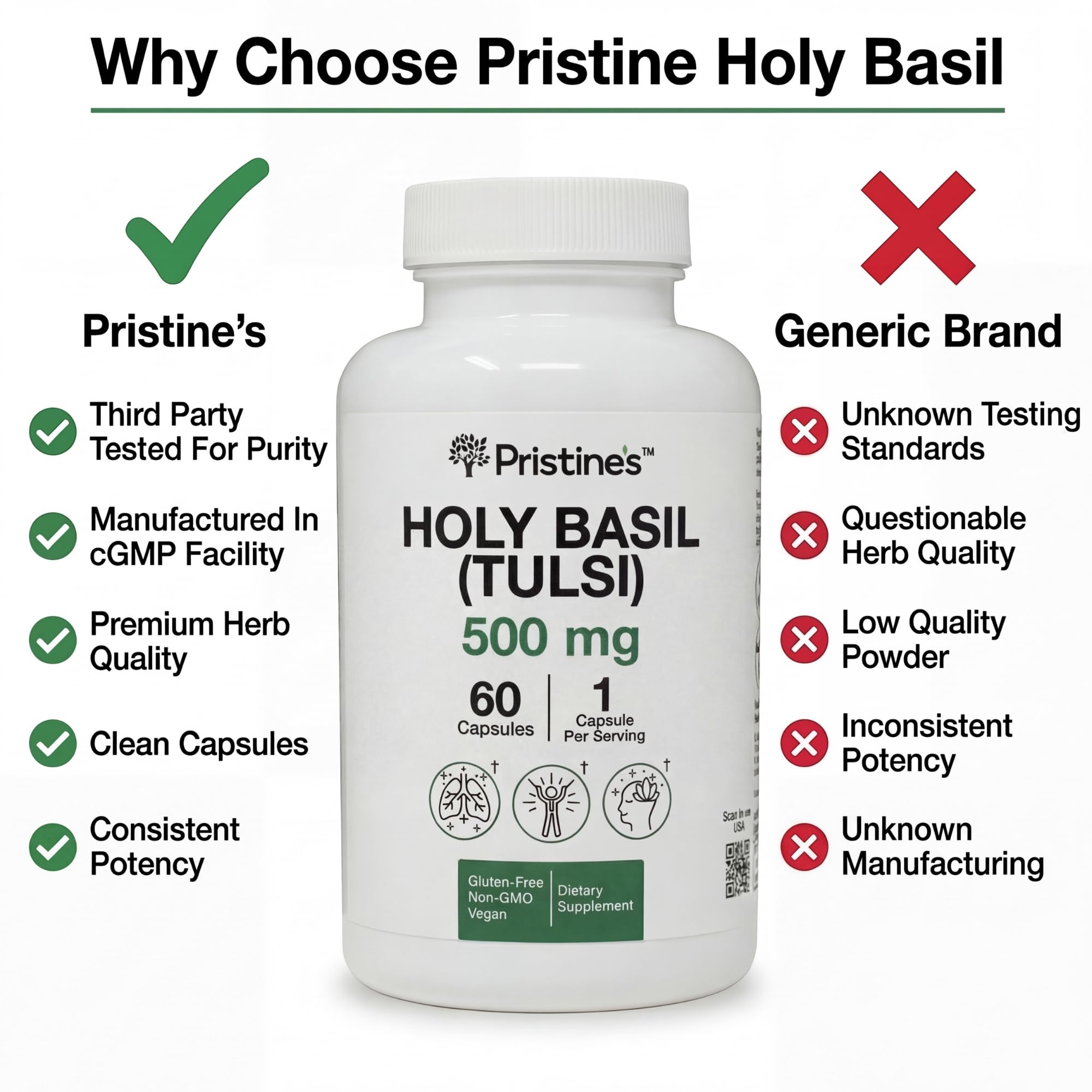 PRISTINE'S producto en ambiente natural transmitiendo pureza