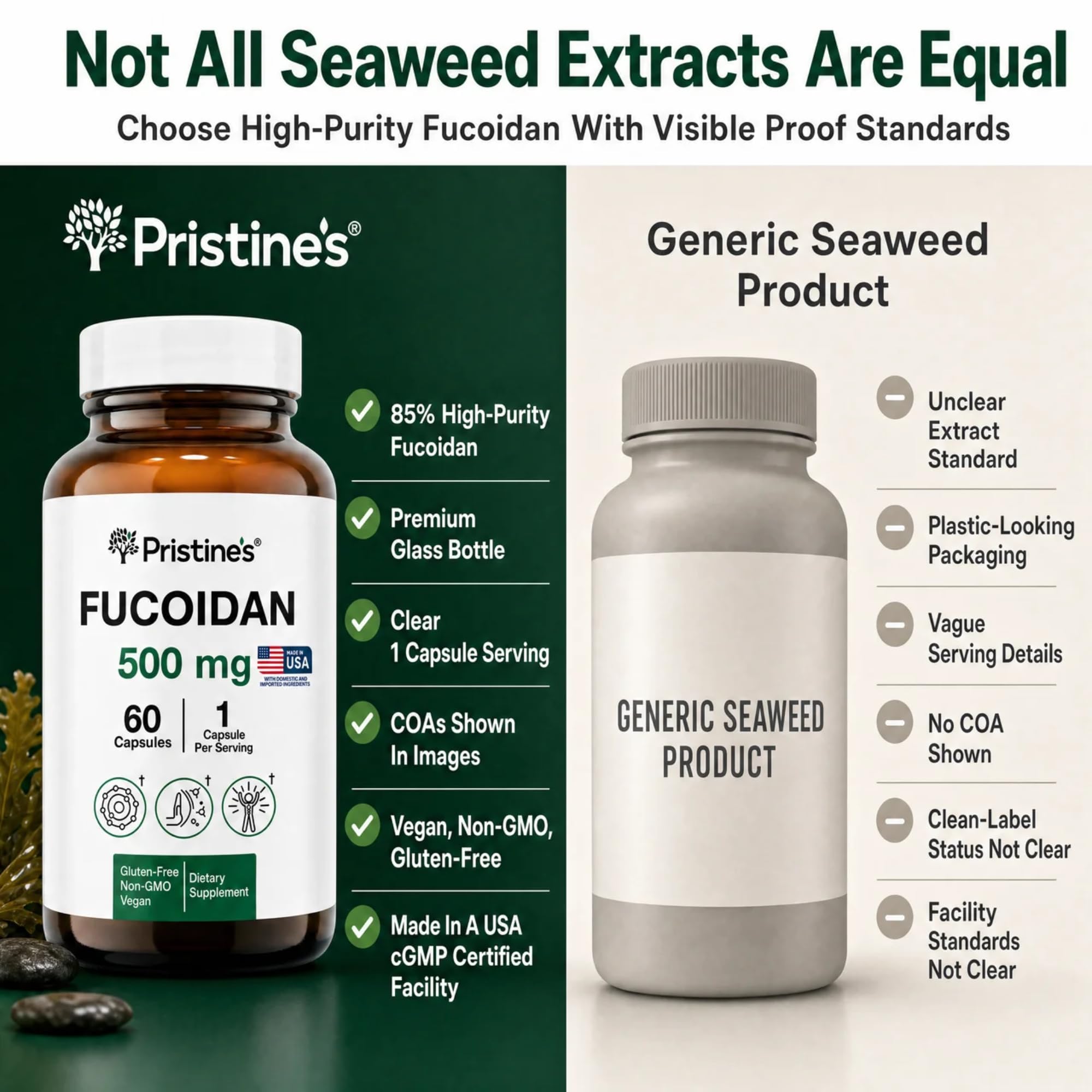 PRISTINE'S cápsula junto a desayuno para integrar en rutina diaria
