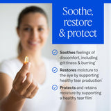 PRN De3 primer plano de softgel rTG que destaca absorción superior