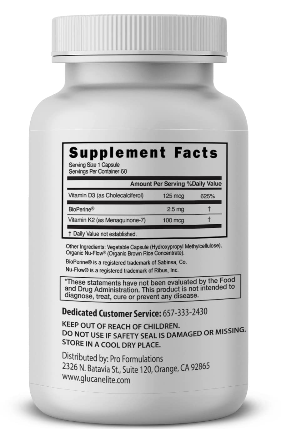 Pro Formulations MD cápsula en primer plano que muestra textura y pureza