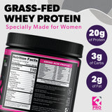 PRO NUTRITION LABS etiqueta de ingredientes con aislado de suero grass-fed y limpieza