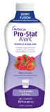 Pro-Stat botella frontal Berry Fusion mostrando etiqueta y beneficios