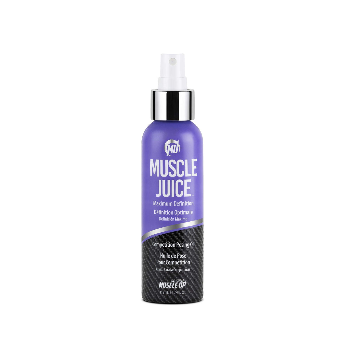 Pro Tan Muscle Juice vista frontal del envase mostrando etiquetado profesional y facilidad de aplicación