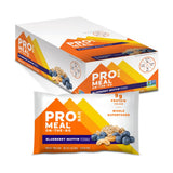 PROBAR barra Blueberry Muffin frente mostrando empaque portátil y conveniencia