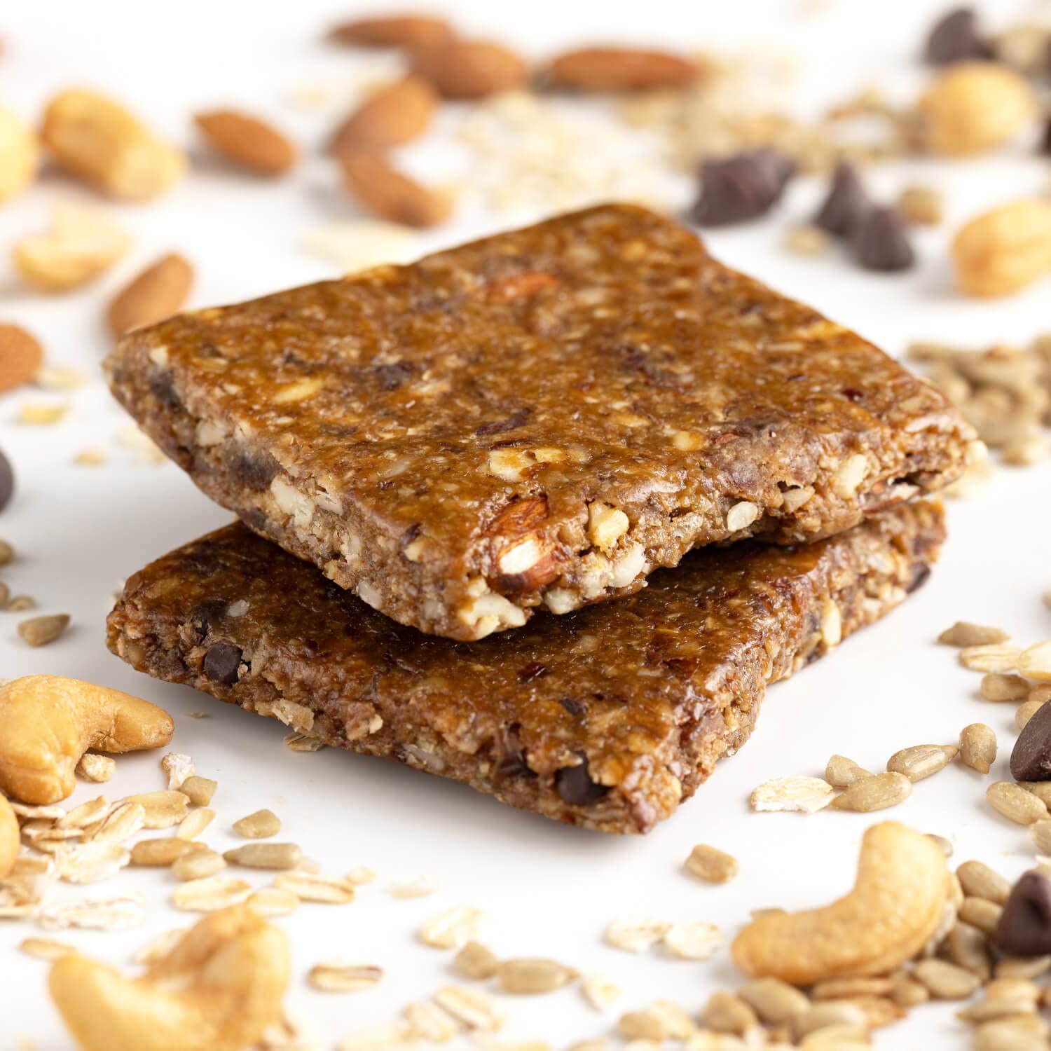 PROBAR textura interior con nueces y frutas para masticabilidad real
