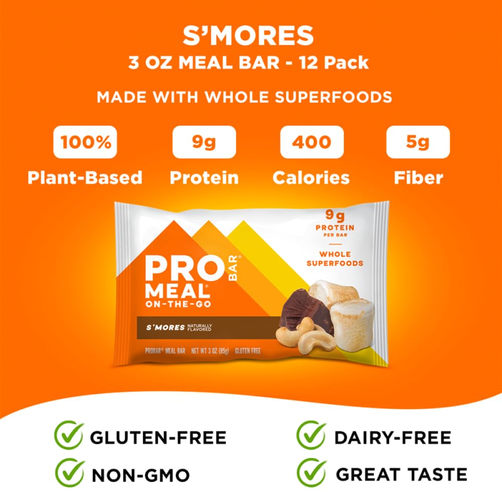 PROBAR etiqueta S'Mores detalle de ingredientes y certificaciones para confianza