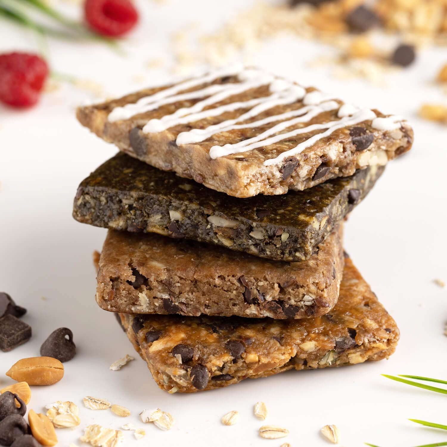 PROBAR ingredientes visibles como avena, semillas y frutos secos, ilustra comida real y nutritiva