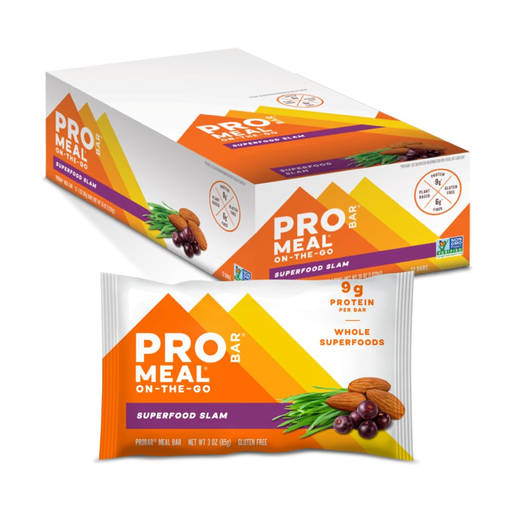 PROBAR frontal del envase mostrando ingredientes y sello Non-GMO, beneficios prácticos