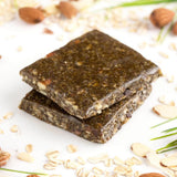 PROBAR detalle de textura con nueces y avena visible, evidencia de ingredientes integrales