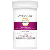 ProBioCare envase abierto con cápsulas mostrando cantidad de 60 unidades y conveniencia
